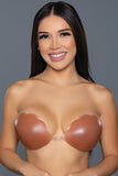 2317 Scalloped Edge Silicone Bra Tan