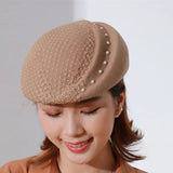 Irregular Pillbox Cap Fashion Hat