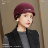 100% Wool Cap Woman Fashion Beret