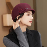 100% Wool Cap Woman Fashion Beret