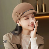 100% Wool Cap Woman Fashion Beret