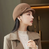 100% Wool Cap Woman Fashion Beret