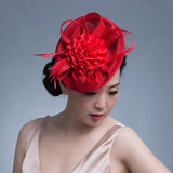 Chic Fascinator Hat Cocktail Wedding Party Church Headpiece Hair Accessories