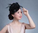 Chic Fascinator Hat Cocktail Wedding Party Church Headpiece Hair Accessories