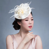 Chic Fascinator Hat Cocktail Wedding Party Church Headpiece Hair Accessories