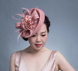 Chic Fascinator Hat Cocktail Wedding Party Church Headpiece Hair Accessories