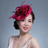 Chic Fascinator Hat Cocktail Wedding Party Church Headpiece Hair Accessories