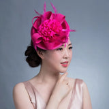 Chic Fascinator Hat Cocktail Wedding Party Church Headpiece Hair Accessories