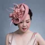 Chic Fascinator Hat Cocktail Wedding Party Church Headpiece Hair Accessories