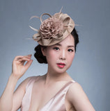 Chic Fascinator Hat Cocktail Wedding Party Church Headpiece Hair Accessories