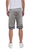 STRIPED BAND SOLID BASKETBALL SHORTS