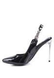 HIGH HEELED SLING BACK SANDAL