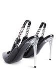 HIGH HEELED SLING BACK SANDAL