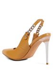 HIGH HEELED SLING BACK SANDAL