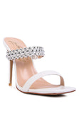 HIGH HEEL METAL BALL SANDALS