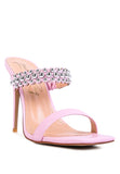 HIGH HEEL METAL BALL SANDALS