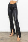 FRONT SLIT SLIM BOOTCUT