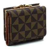 PM Monogram Kiss Lock Tri fold Wallet