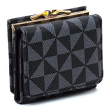 PM Monogram Kiss Lock Tri fold Wallet