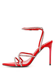 Dare Diamante Strap High Heeled Stiletto Sandals