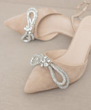 Bow Front Kitten Heel