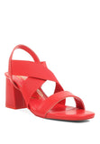 Comfortable Straps Block Heel Sandals