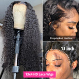 Water Wave Lace Front Wig 30 40 Inch 360 Full Lace Human Hair Wig Pre Plucked Brazilian Hair 13x6 Deep Wave Hd Lace Frontal Wig