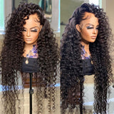 Water Wave Lace Front Wig 30 40 Inch 360 Full Lace Human Hair Wig Pre Plucked Brazilian Hair 13x6 Deep Wave Hd Lace Frontal Wig