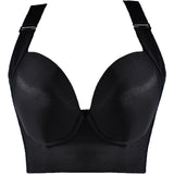 Plus Size Bras Women Hide Back Fat Underwear Shpaer Incorporated Full Back Coverage Deep Cup Sexy Push Up Bra Lingrie