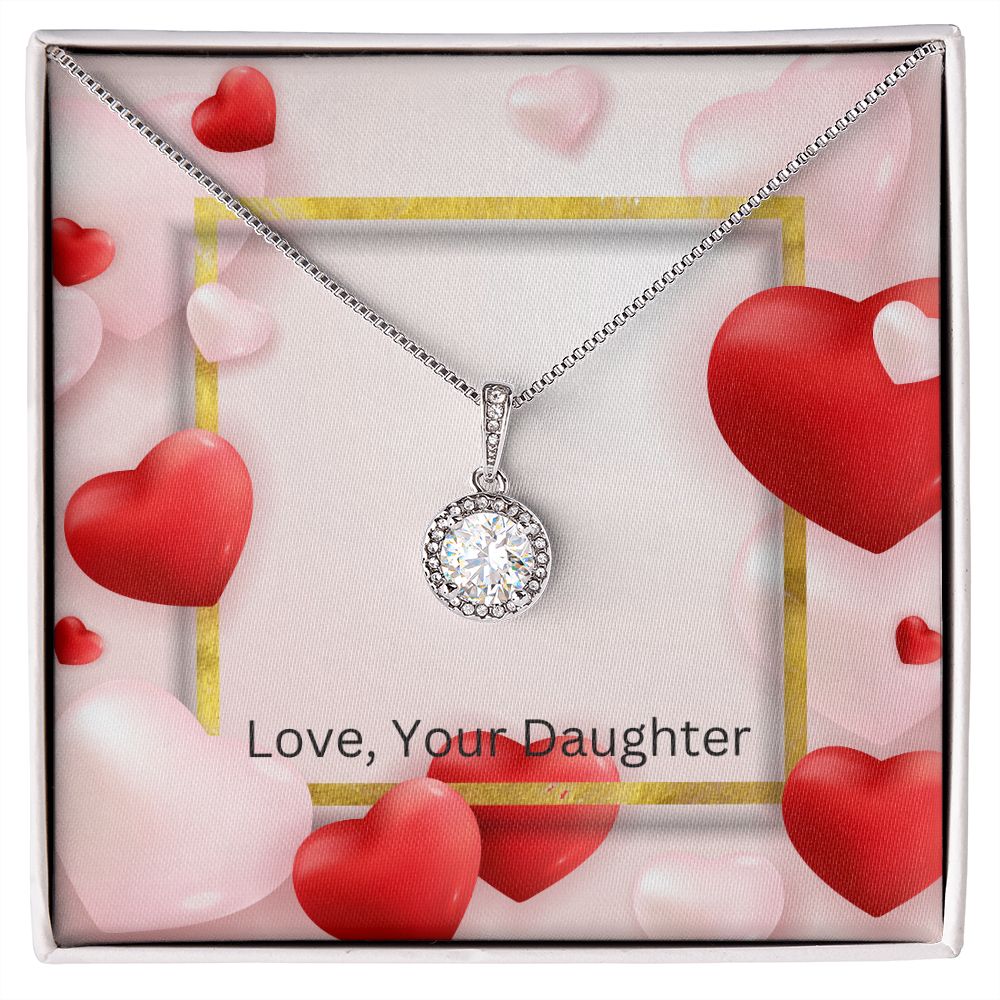 Necklace Gift To My Daughter, Love Gift Idea To My Daughter