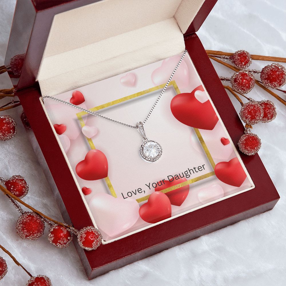 Necklace Gift To My Daughter, Love Gift Idea To My Daughter