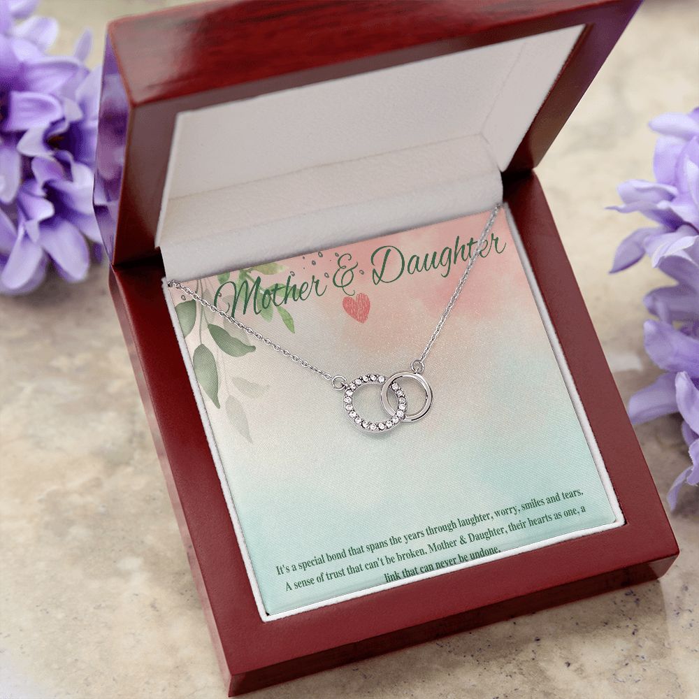 Mother Daughter Necklace • Mothers day Necklace • Mother Daughter Gift • Mother Daughter Jewelry • 2 Circles Necklace